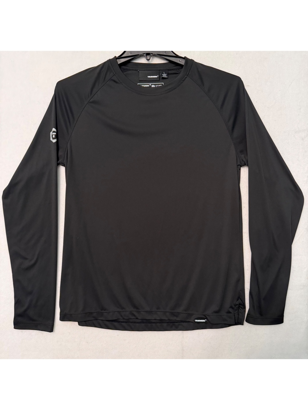 Truewerk B1 Sun Tee Women's LARGE Black Long Sleeve UV Protection Shirt